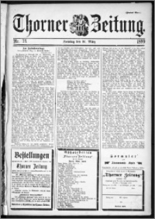 Thorner Zeitung 1899, Nr. 73 Zweites Blatt