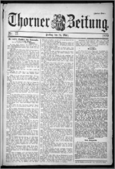 Thorner Zeitung 1899, Nr. 77 Zweites Blatt