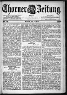 Thorner Zeitung 1899, Nr. 79