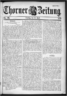 Thorner Zeitung 1899, Nr. 96 Zweites Blatt