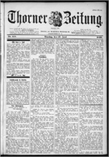 Thorner Zeitung 1899, Nr. 148 Erstes Blatt