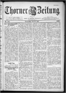 Thorner Zeitung 1899, Nr. 162 Erstes Blatt
