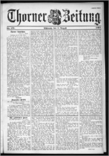 Thorner Zeitung 1899, Nr. 179 Zweites Blatt