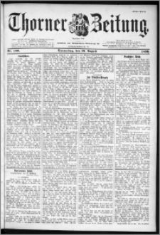 Thorner Zeitung 1899, Nr. 186 Erstes Blatt