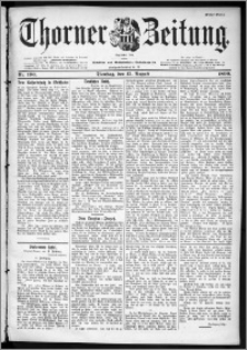 Thorner Zeitung 1899, Nr. 190 Erstes Blatt