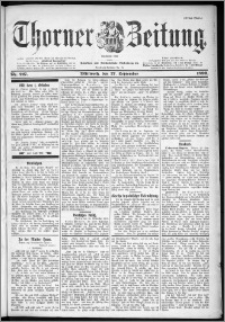 Thorner Zeitung 1899, Nr. 227 Erstes Blatt