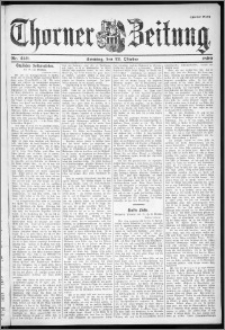 Thorner Zeitung 1899, Nr. 249 Zweites Blatt