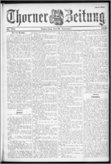 Thorner Zeitung 1899, Nr. 270 Zweites Blatt