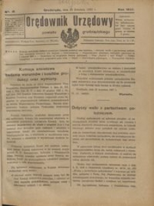 Orędownik Urzędowy Powiatu Grudziądzkiego 1927 nr 18