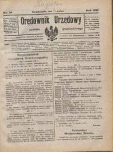 Orędownik Urzędowy Powiatu Grudziądzkiego 1927 nr 52