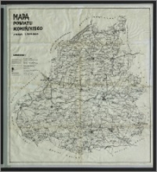 Mapa powiatu konińskiego : skala 1:100 000