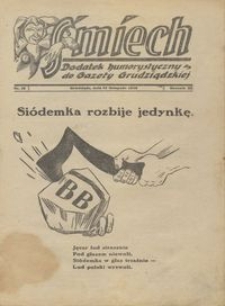 Śmiech: dodatek humorystyczny do Gazety Grudziądzkiej 1930.11.13 R. XXXIV nr 12