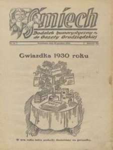 Śmiech: dodatek humorystyczny do Gazety Grudziądzkiej 1930.12.29 R. XXXIV nr 14
