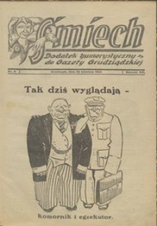 Śmiech: dodatek humorystyczny do Gazety Grudziądzkiej 1931.04.23 R. XII nr 5