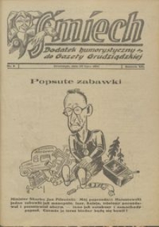 Śmiech: dodatek humorystyczny do Gazety Grudziądzkiej 1931.07.30 R. XII nr 9