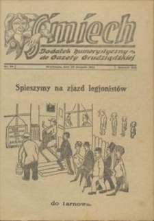 Śmiech: dodatek humorystyczny do Gazety Grudziądzkiej 1931.08.20 R. XII nr 10