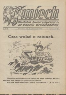 Śmiech: dodatek humorystyczny do Gazety Grudziądzkiej 1931.10.22 R. XII nr 13