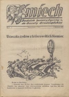 Śmiech: dodatek humorystyczny do Gazety Grudziądzkiej 1933.03.21 R. XIV nr 4