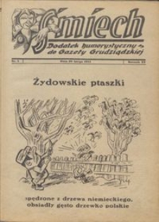 Śmiech: dodatek humorystyczny do Gazety Grudziądzkiej 1934.02.20 R. XV nr 3