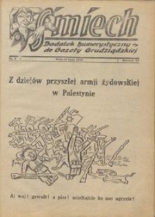 Śmiech: dodatek humorystyczny do Gazety Grudziądzkiej 1934.07.31 R. XV nr 9