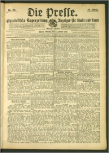Die Presse 1907, Jg. 25, Nr. 30 Zweites Blatt