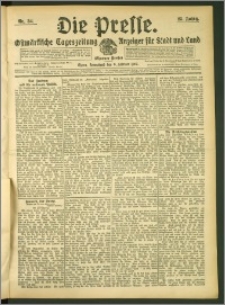 Die Presse 1907, Jg. 25, Nr. 34 Zweites Blatt