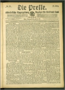 Die Presse 1907, Jg. 25, Nr. 36 Zweites Blatt