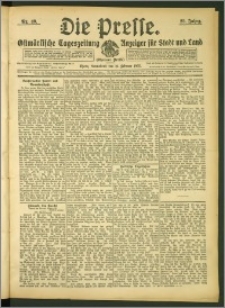 Die Presse 1907, Jg. 25, Nr. 40 Zweites Blatt