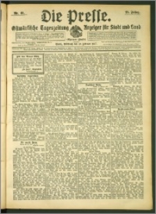 Die Presse 1907, Jg. 25, Nr. 49 Zweites Blatt