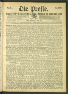 Die Presse 1907, Jg. 25, Nr. 56 Zweites Blatt