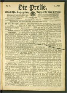 Die Presse 1907, Jg. 25, Nr. 71 Zweites Blatt, Drittes Blatt