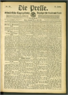 Die Presse 1907, Jg. 25, Nr. 80 Zweites Blatt