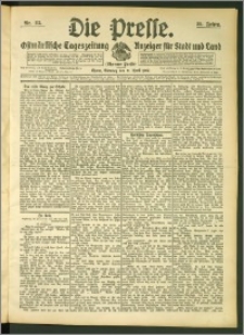 Die Presse 1907, Jg. 25, Nr. 82 Zweites Blatt