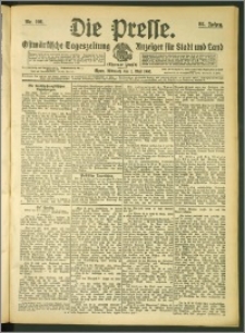 Die Presse 1907, Jg. 25, Nr. 101 Zweites Blatt