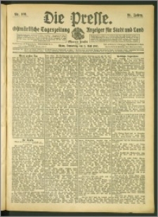 Die Presse 1907, Jg. 25, Nr. 102 Zweites Blatt, Drittes Blatt