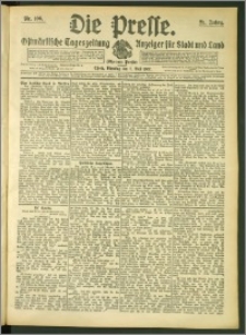 Die Presse 1907, Jg. 25, Nr. 106 Zweites Blatt