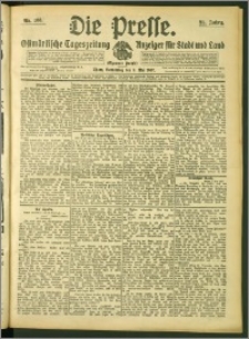 Die Presse 1907, Jg. 25, Nr. 108 Zweites Blatt, Drittes Blatt