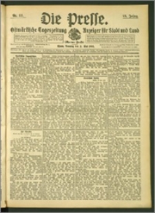 Die Presse 1907, Jg. 25, Nr. 111 Zweites Blatt