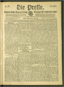 Die Presse 1907, Jg. 25, Nr. 116 Zweites Blatt, Drittes Blatt