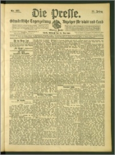 Die Presse 1907, Jg. 25, Nr. 123 Zweites Blatt