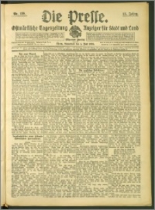 Die Presse 1907, Jg. 25, Nr. 126 Zweites Blatt