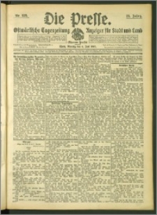 Die Presse 1907, Jg. 25, Nr. 128 Zweites Blatt