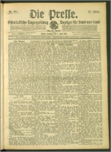 Die Presse 1907, Jg. 25, Nr. 133 Zweites Blatt, Drittes Blatt