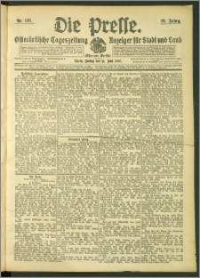 Die Presse 1907, Jg. 25, Nr. 137 Zweites Blatt