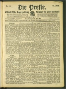 Die Presse 1907, Jg. 25, Nr. 145 Zweites Blatt, Drittes Blatt