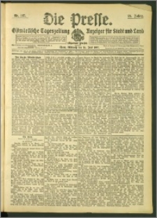 Die Presse 1907, Jg. 25, Nr. 147 Zweites Blatt