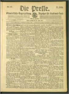 Die Presse 1907, Jg. 25, Nr. 149 Zweites Blatt