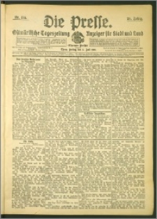 Die Presse 1907, Jg. 25, Nr. 155 Zweites Blatt
