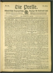 Die Presse 1907, Jg. 25, Nr. 159 Zweites Blatt