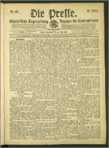 Die Presse 1907, Jg. 25, Nr. 162 Zweites Blatt